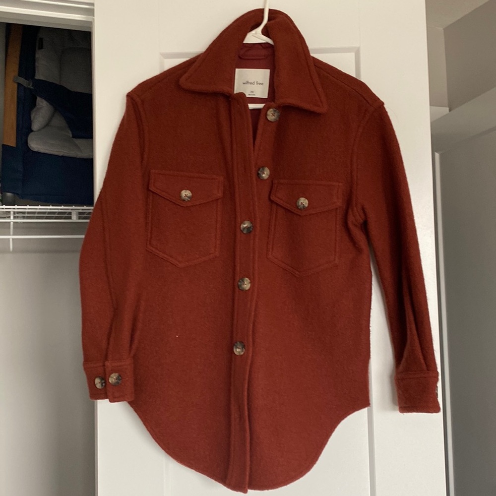Wilfred free shacket from Aritzia